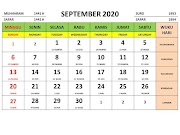 Baru 27+ Tanggalan Jawa September 2020