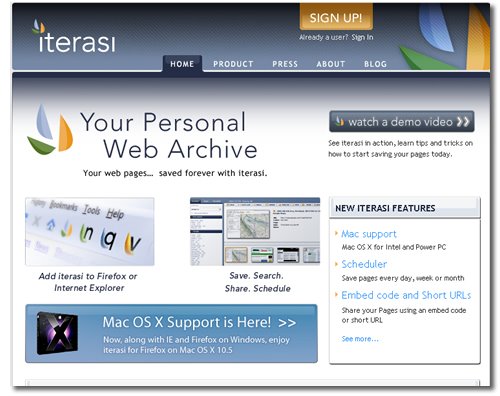 iterasi, Social Bookmarking Site