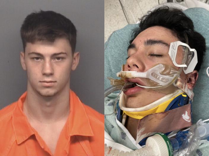 A teen involved in the brutal attack on a Texas football player will serve 120 days in jail after victim's family showed 'mercy,' family attorney says