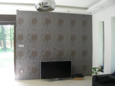 Marburg wallcoverings in livingroom.