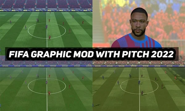 PES 2017 New Fifa Graphic Mod With Pitch 2022