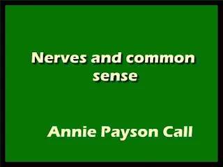 Nerves and common sense