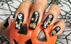 halloween nail designs