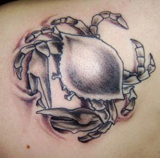 Zodiak Tattoos Gallery - Cancer Tattoo