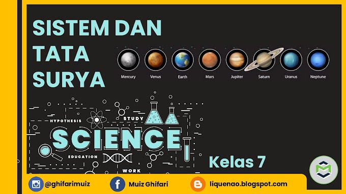 Materi Sistem dan Tata Surya Kelas VII kurikulum Merdeka