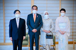 Jokowi dan Ibu Iriana Lakukan Kunjungan Kehormatan pada Kaisar dan Permaisuri Jepang 