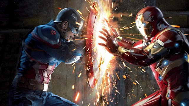 Captain America Vs Iron Man Desktop Wallpaper