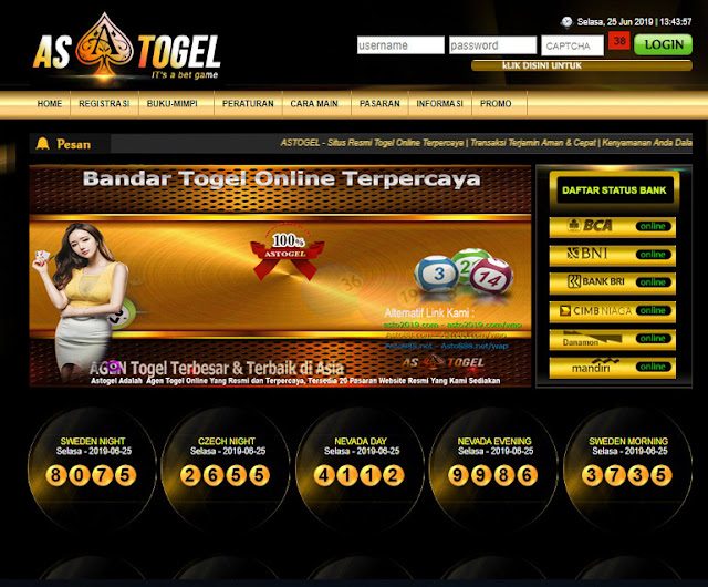 Daftar Situs Resmi Bandar Togel Online Terbesar dan Terpercaya di Indonesia, Website Agen Togel Singapore Terbesar Tahun 2019.