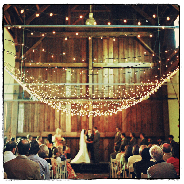 lighting barn weddings