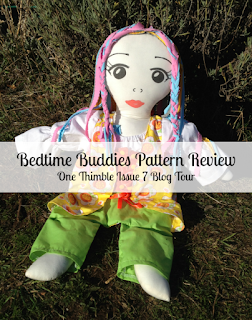 Bedtime Buddies Pattern Review for the One Thimble Issue 7 Blog Hop