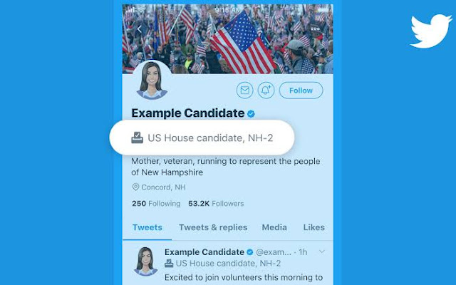 Twitter Updates Profile Labels for US Elections Candidates