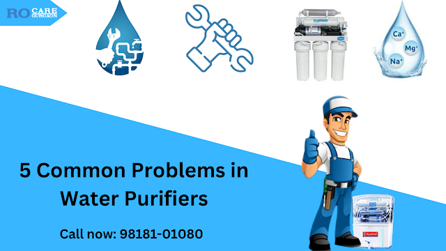 Common problems in Water purifiers
