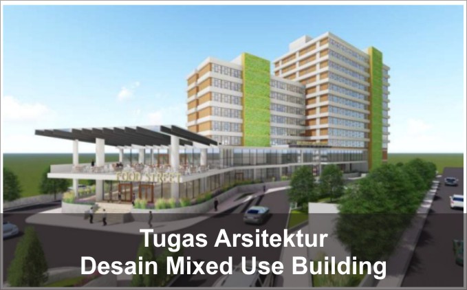 desain mixed use building