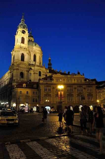 St Nicholas Cathedral, with our hotel in front