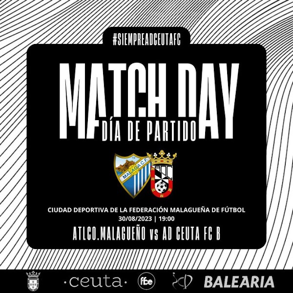 Atlético Malagueño y AD Ceuta B miden hoy fuerzas (19:00 horas)