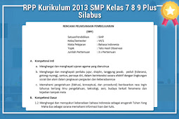 Rpp Kurikulum 2013 Smp Kelas 7 8 9 Dan Silabus