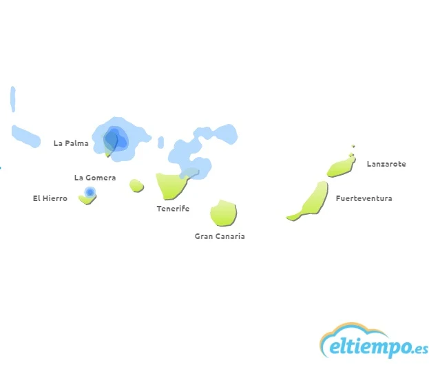 lluvia viernes 29 de enero y bajada de temperaturas en Canarias