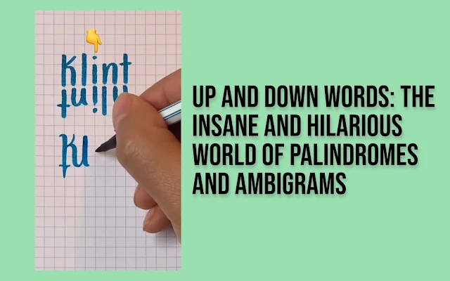 Up and Down Words: The Insane and Hilarious World of Palindromes and Ambigrams