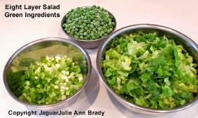 Eight Layer Salad Green Ingredients