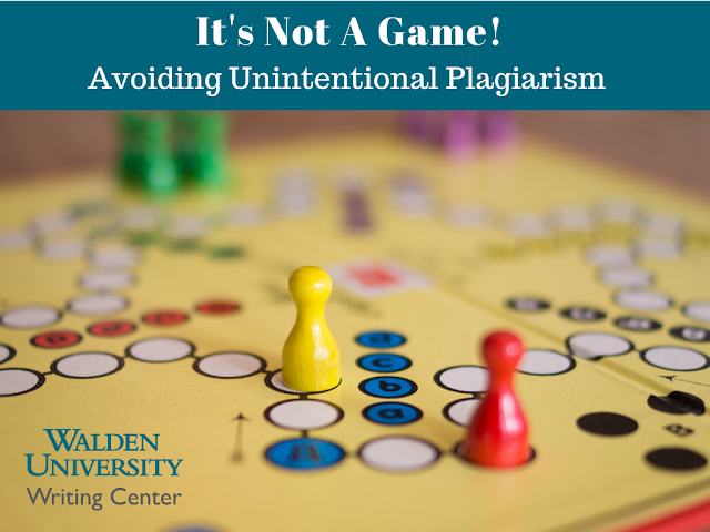 It's Not A Game: Avoiding Unintentional Plagiarism