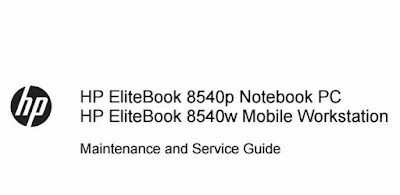 HP EliteBook 8540w Service Manual