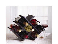 Precious Wine Rack Storage Bottle Holder Bar Display Cabinet