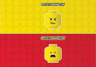 Etiquetas para Candy Bar para Fiesta de Lego para Imprimir Gratis.