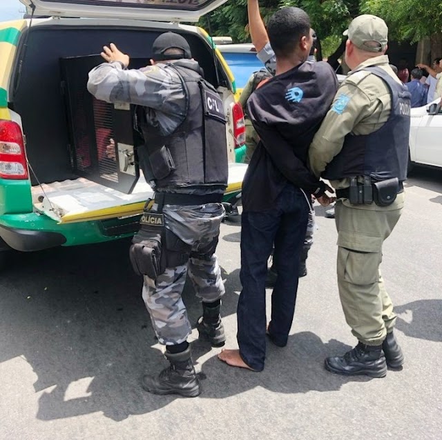 Homem reage a tentativa de assalto e é agredido em Parnaíba; dois suspeitos são conduzidos à delegacia