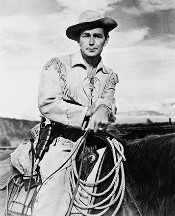 Alan Ladd and Robert Preston performed in the western film 