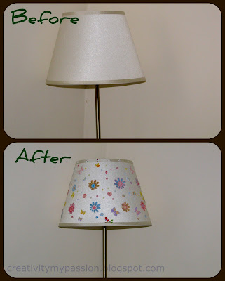 Spring Makeover Lampshade