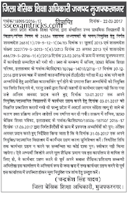 UP Muzaffarnagar Assistant Teacher appointment notice