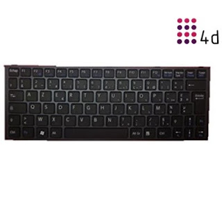 4d - Sony-Yb Wireless Laptop Keyboard (Black) Price: Rs. 2,099