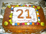 TartaBizcocho de Cumpleaños (tarta cumple)