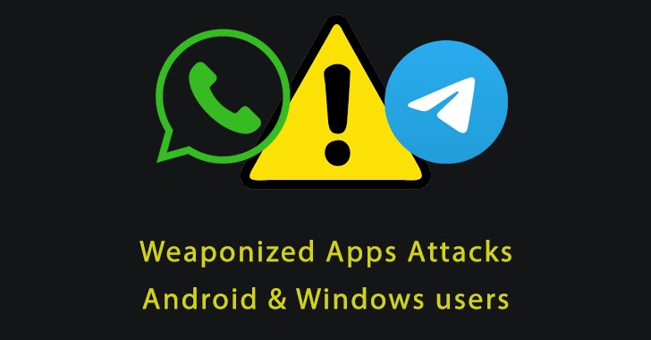 Armed with Telegram and WhatsApp apps