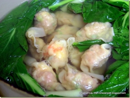 Wontons Transferred to Soup Pot
