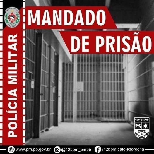 Polícia Militar cumpre mandado de prisão contra acusada de tráfico de drogas, em Catolé do Rocha