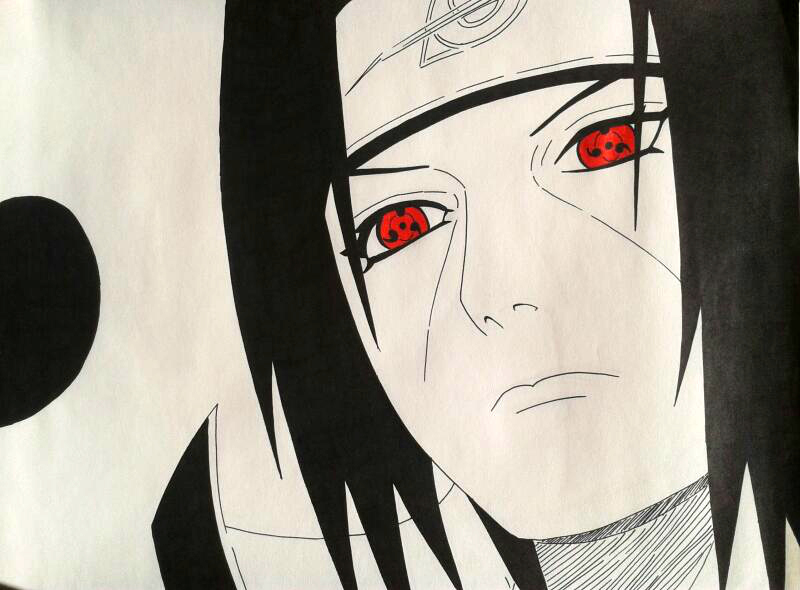 Naruto Itachi Uchiha Drawings