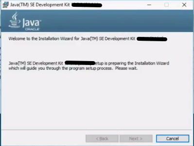 Java Runtime Environment Screenshot1