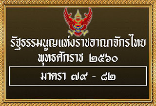 รัฐธรรมนูญแห่งราชอาณาจักรไทย พุทธศักราช 2560 | มาตรา 79 - 82 หมวด แนวนโยบายแห่งรัฐ