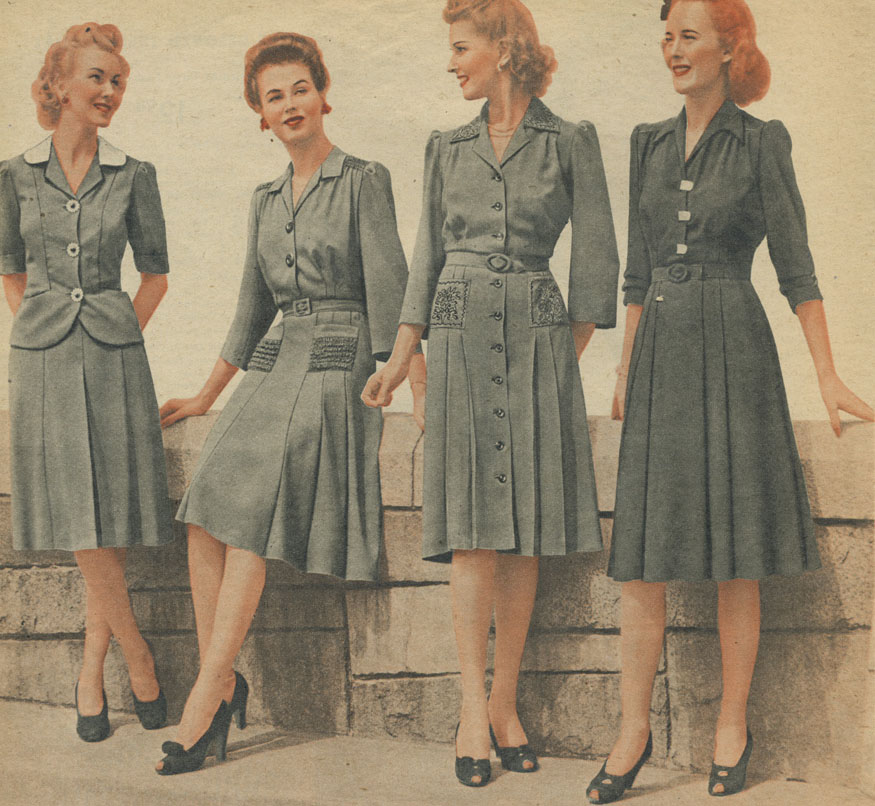 1940s Fashion â€“ Womenâ€™s Dress and Style-