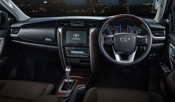 interior (dashboard) toyota all new fortuner