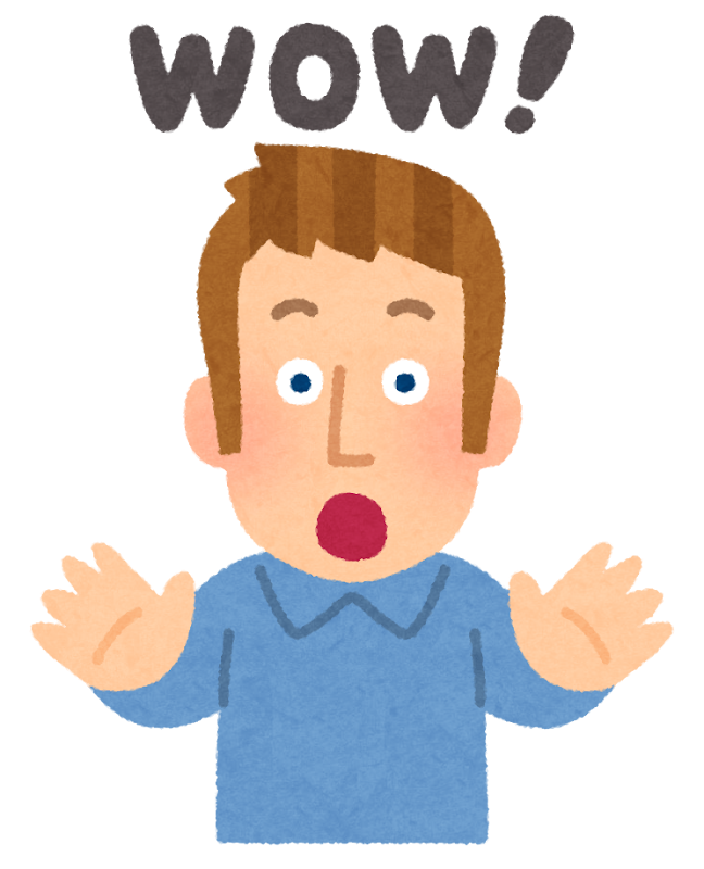 Wow と驚く白人男性のイラスト かわいいフリー素材集 いらすとや Wow と驚く白人男性のイラスト かわいいフリー素材集 いらすとや