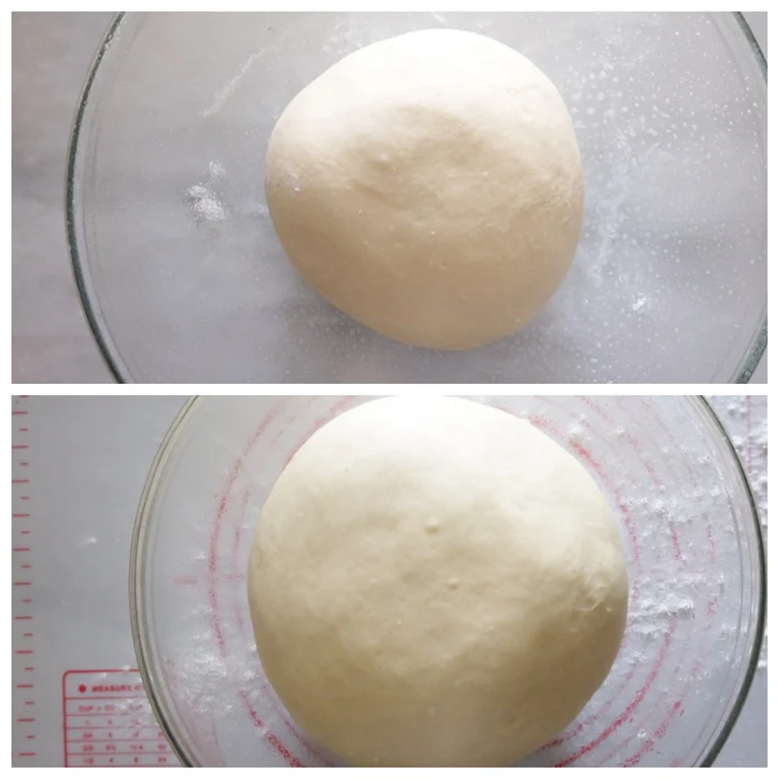 first rise of dough