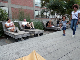 Promenade sur la High Line à New York