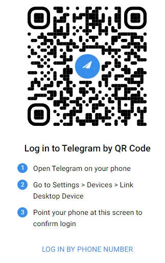 كيف يمكنني تشغيل Telegram عن طريق المتصفح
