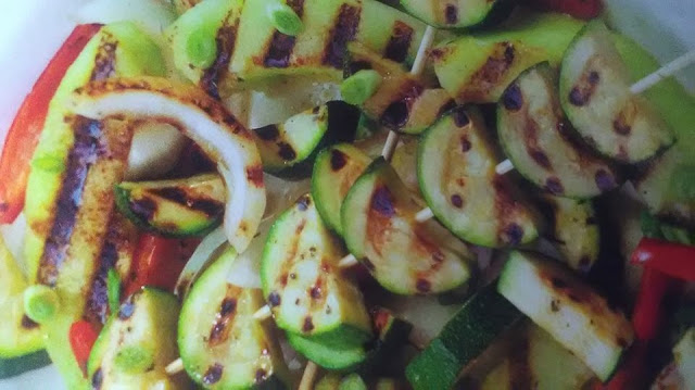 How to Grilled Honeydew with Vegetable Medley