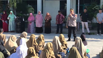 Bentengi Generasi Muda dari paham Radikalisme dan terorisme, Polda Sulteng Sambangi SMA 1 Muhammadiyah Palu