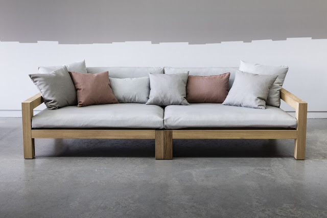 Piet Boon Studio wood frame sofa bespoke design