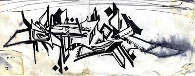 graffiti alphabet arrow. 3d graffiti arrow