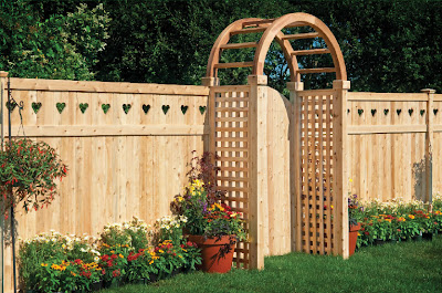 designs for wooden fences